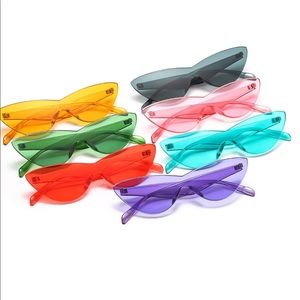 Colored Cat-Eye Sunglasses